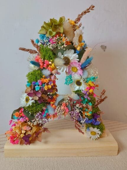 Letras Flores Preservadas