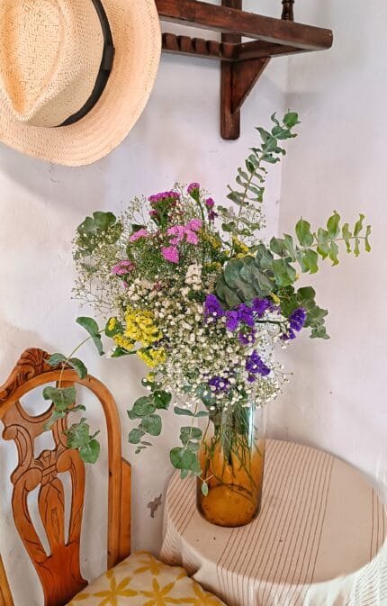 Ramo Eucalipto, Paniculata y Statice Tricolor