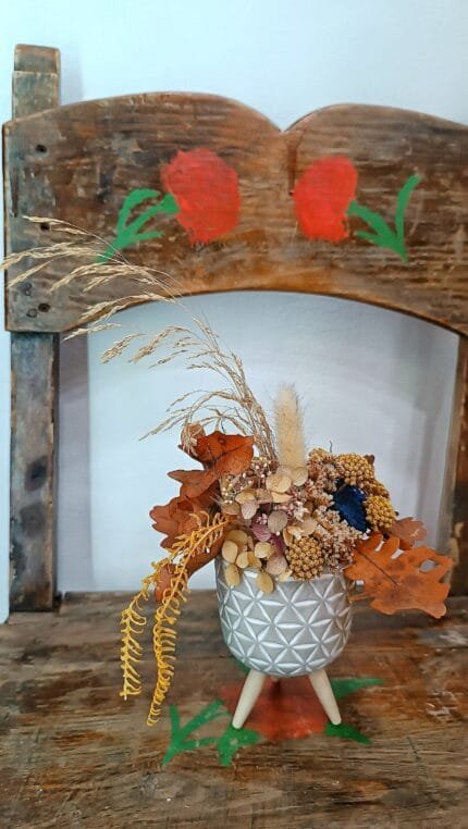 Macetita de Flores Presevadas