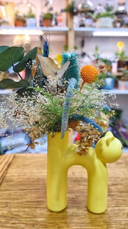 Jarrón Gato Ramito Preservado